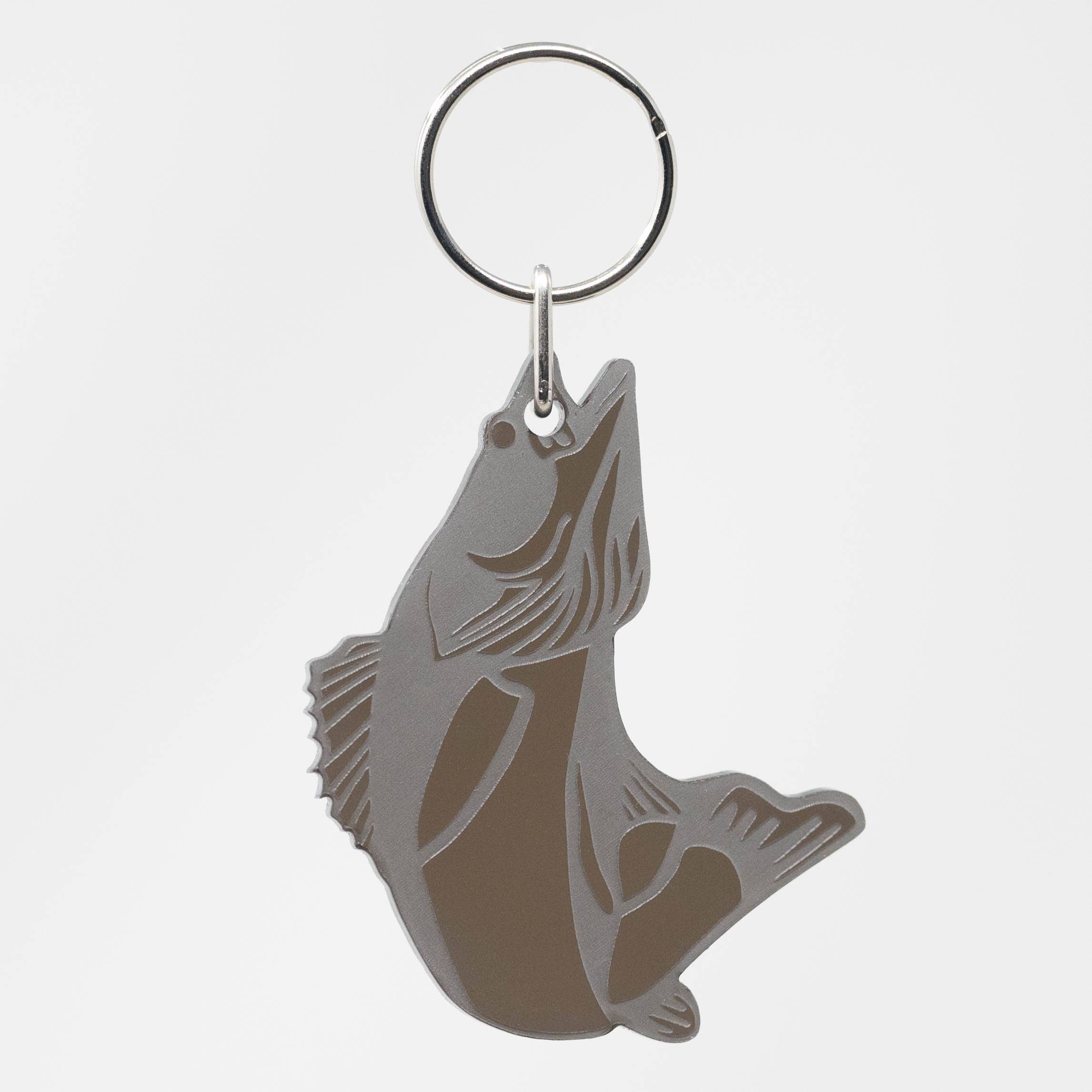 Image of Walleye - Acrylic Keychain - Perfect Gift for Fishing Lovers