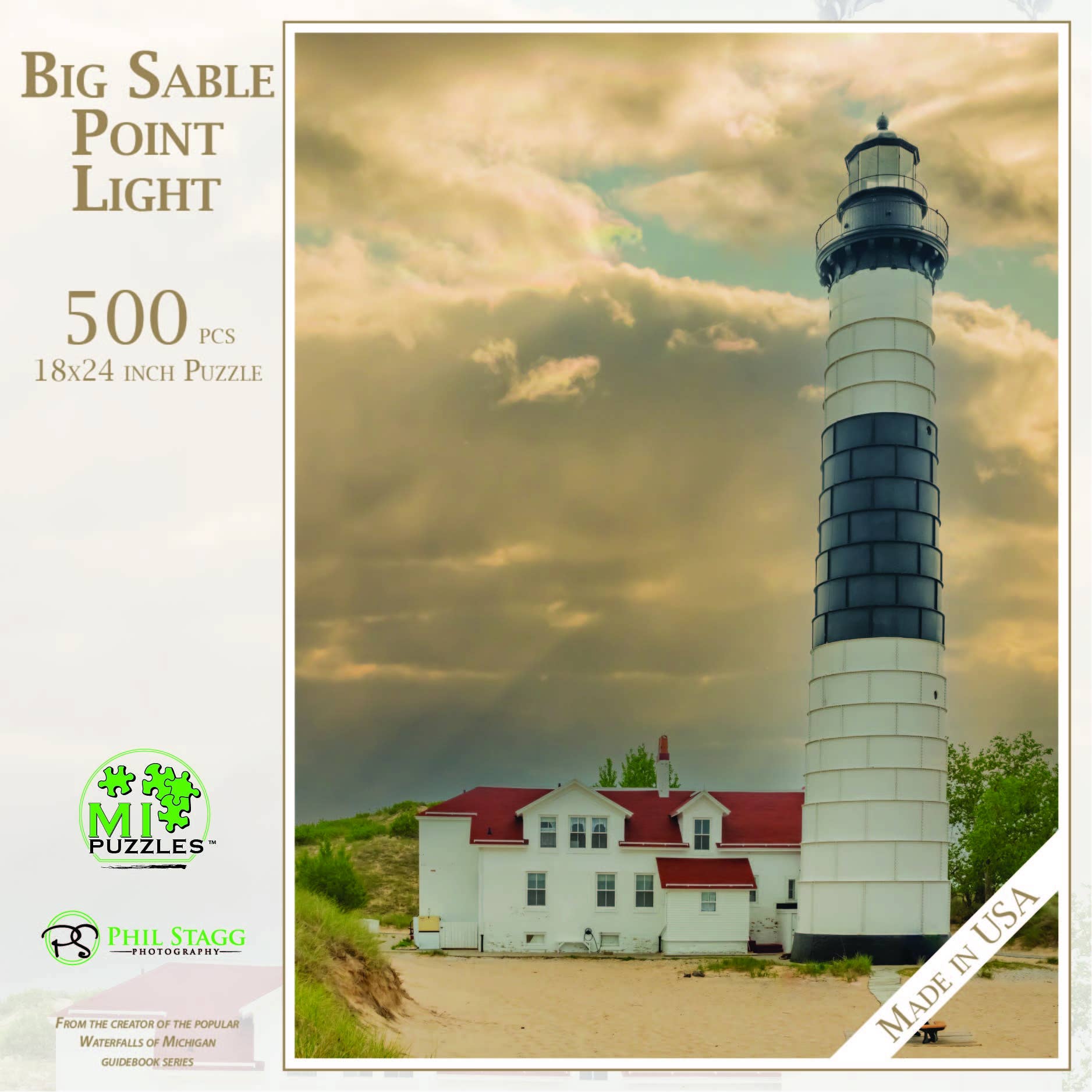 BIG SABLE POINT LIGHT - 500 Piece Michigan Puzzle
