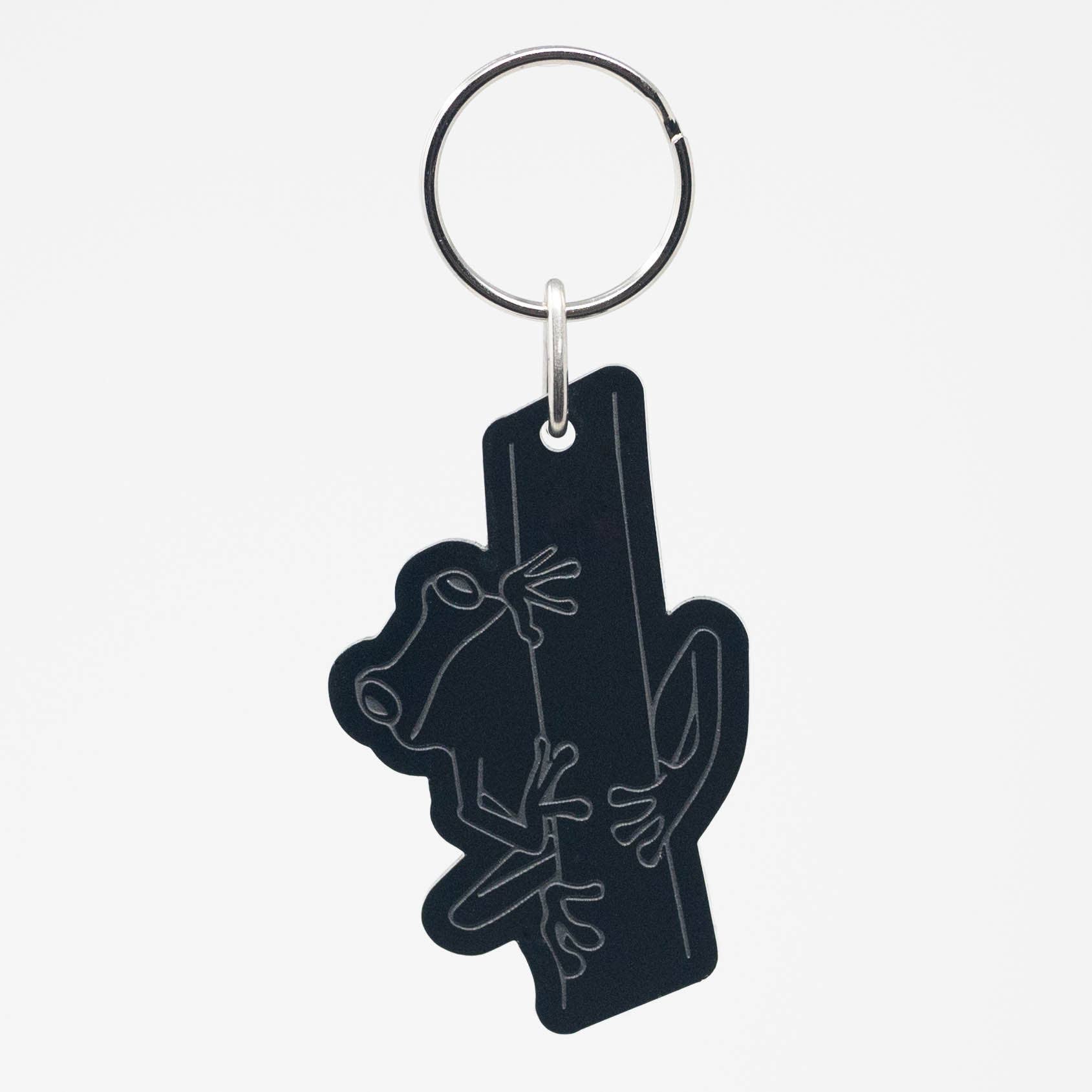 Frog - Acrylic Keychain - Perfect for Nature Lovers!