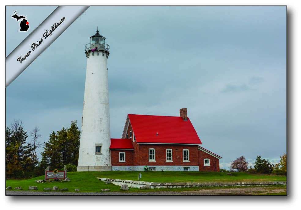 TAWAS POINT LIGHTHOUSE - Michigan Postcard