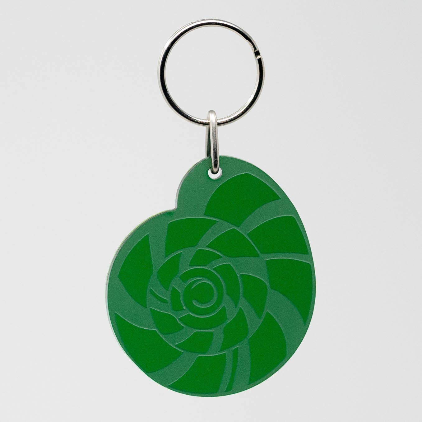 Image of Nautilus Shell - Acrylic Keychain - Perfect for Ocean Lovers