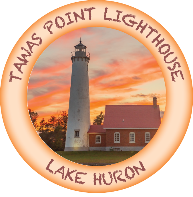 TAWAS POINT LIGHTHOUSE - 2 1/4" BUTTON MAGNET