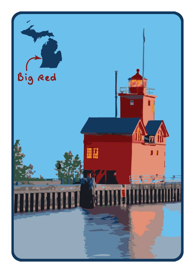 Image of MICH MATCH - LIGHTHOUSE EDITION - Educational Matching Game