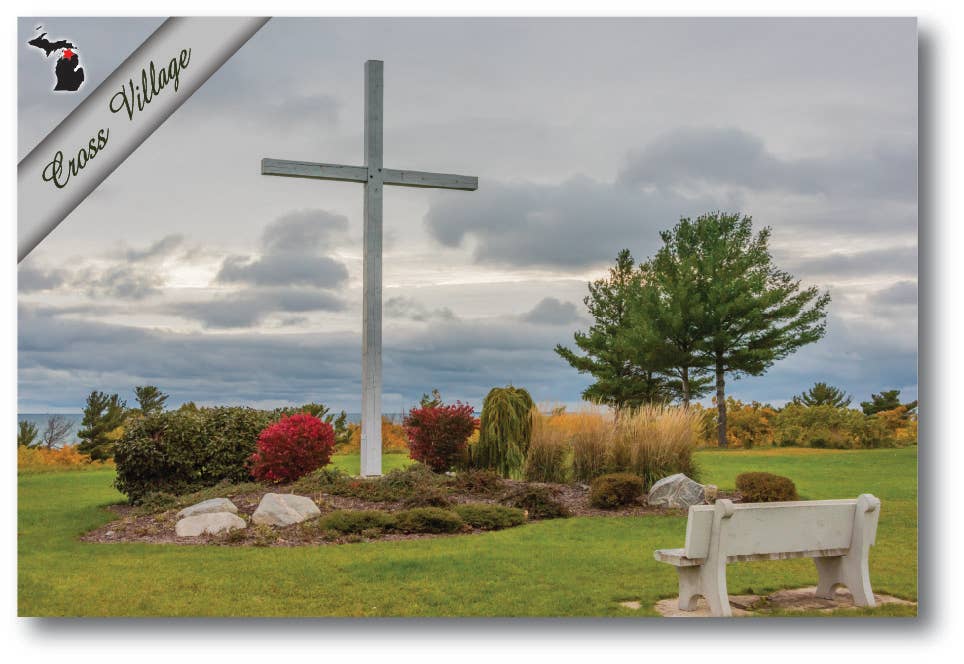 Image of CROSS VILLAGE - Michigan Postcard