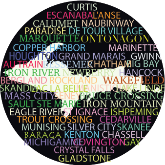 Image of UPPER PENINSULA | CITIES | 2.25