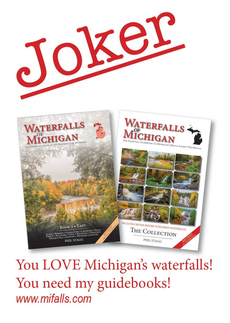 Image of WATERFALLS OF MICHIGAN - Playing Cards - Euchre Friendly