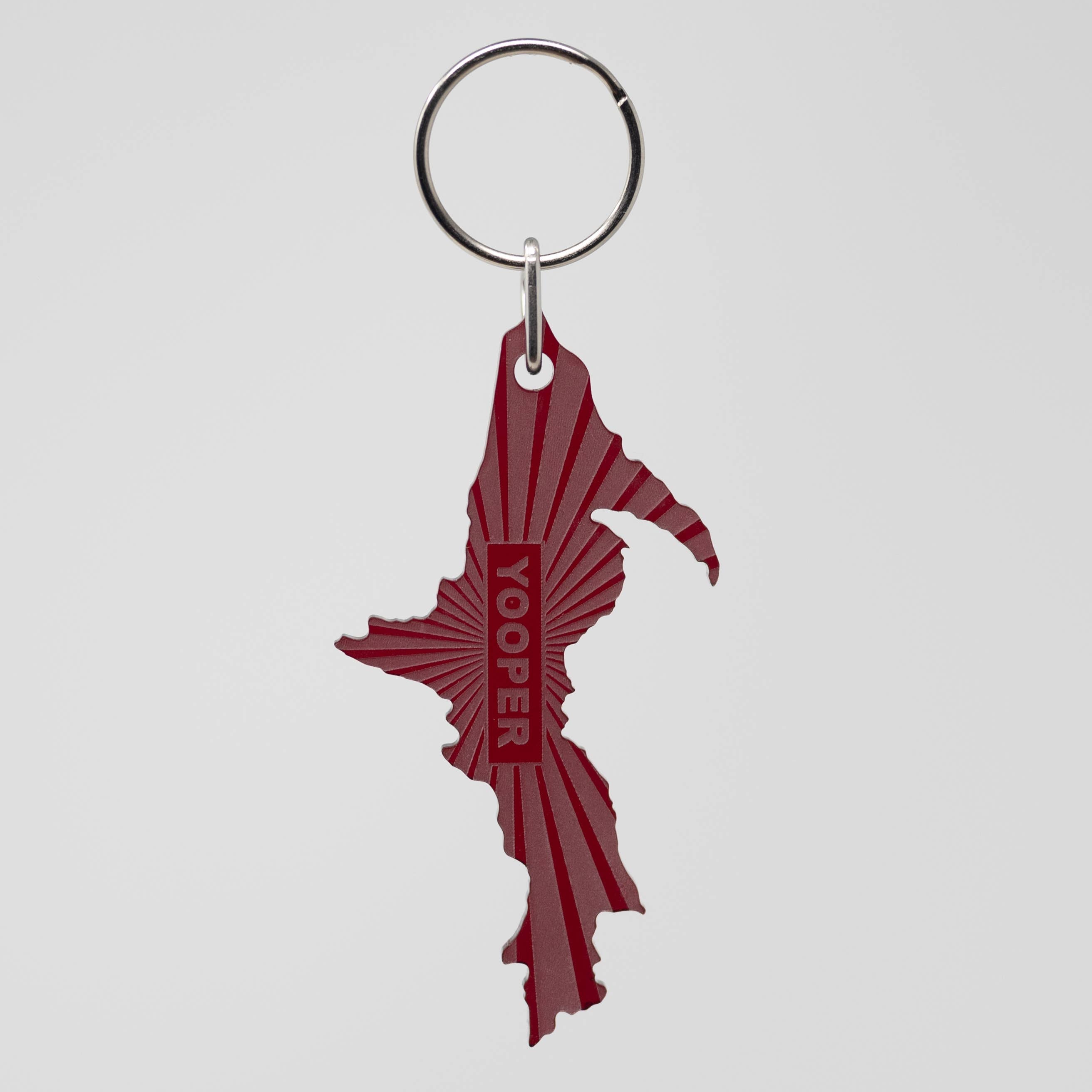 Image of Yooper - Acrylic Keychain - Perfect for Michigan's UP Family