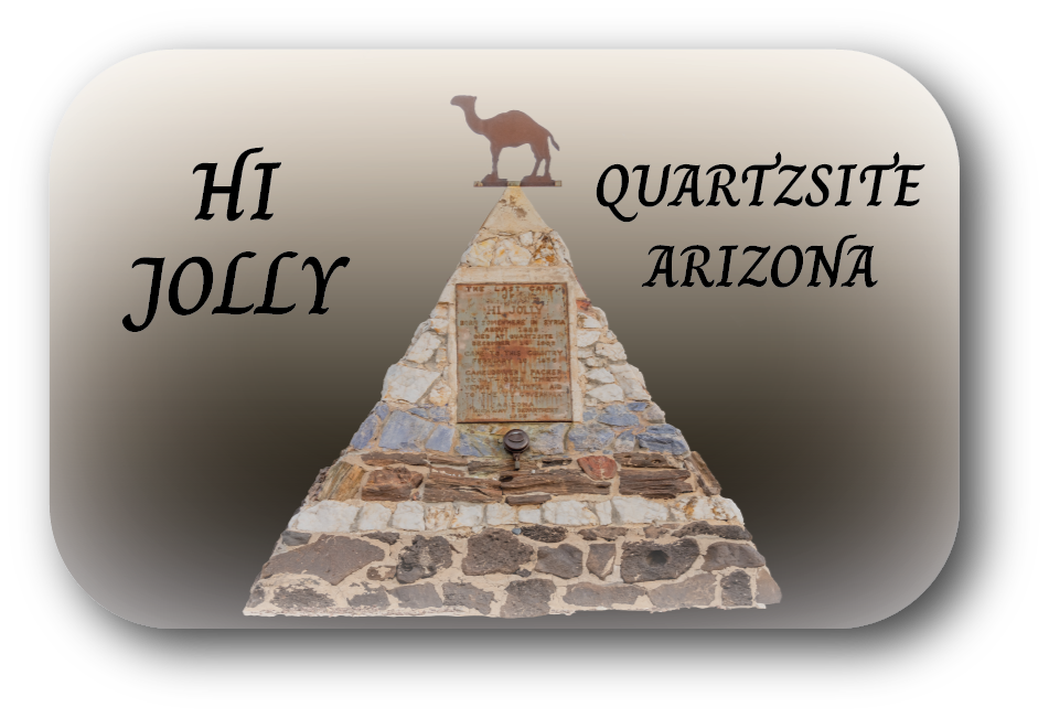Image of HI JOLLY - QUARTZSITE - Rectangular Button Magnet