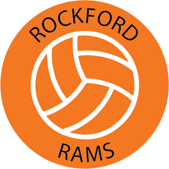 ROCKFORD RAMS | VOLLEYBALL | 2.25" BUTTON MAGNET