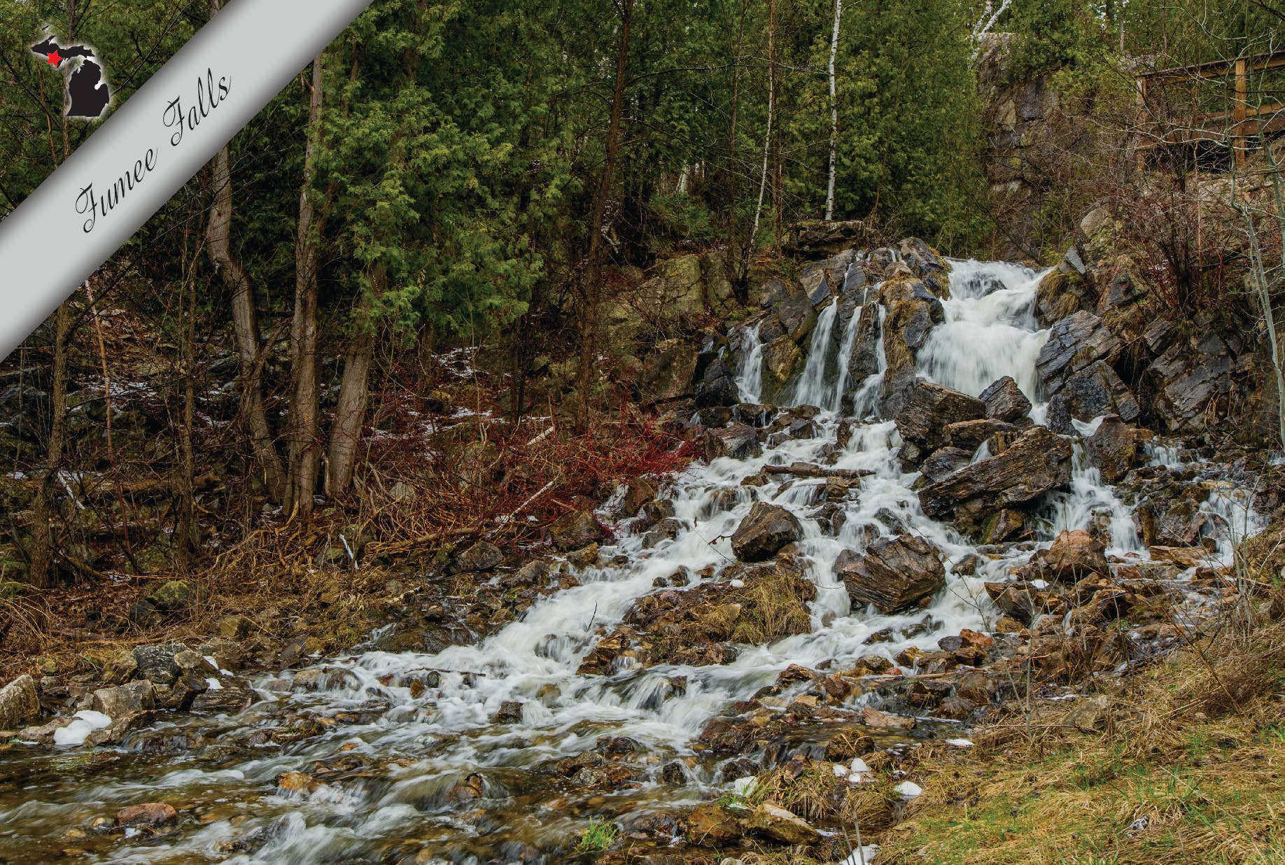 Image of Fumee Falls | Postcard