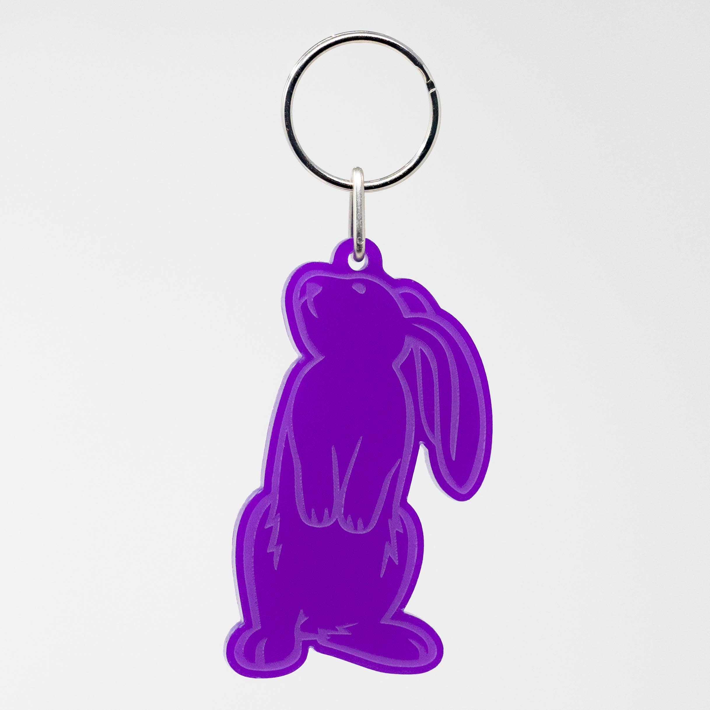 Image of Bunny - Acrylic Keychain - Perfect for Animal Lovers!