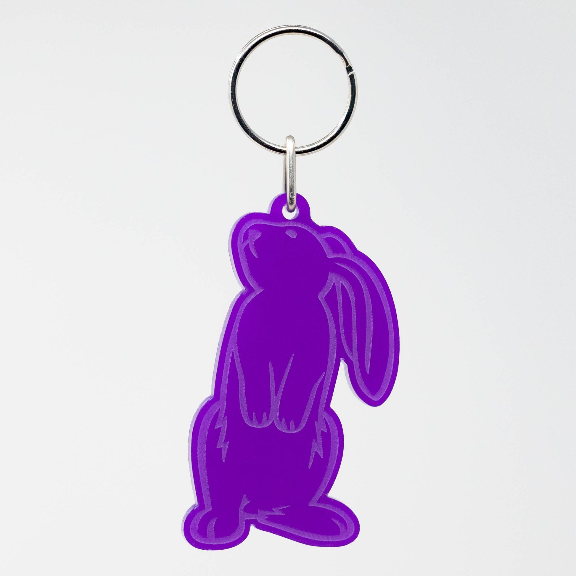 Bunny - Acrylic Keychain - Perfect for Animal Lovers!