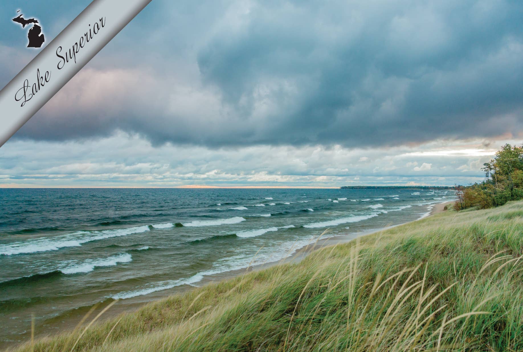 LAKE SUPERIOR - Michigan Postcard