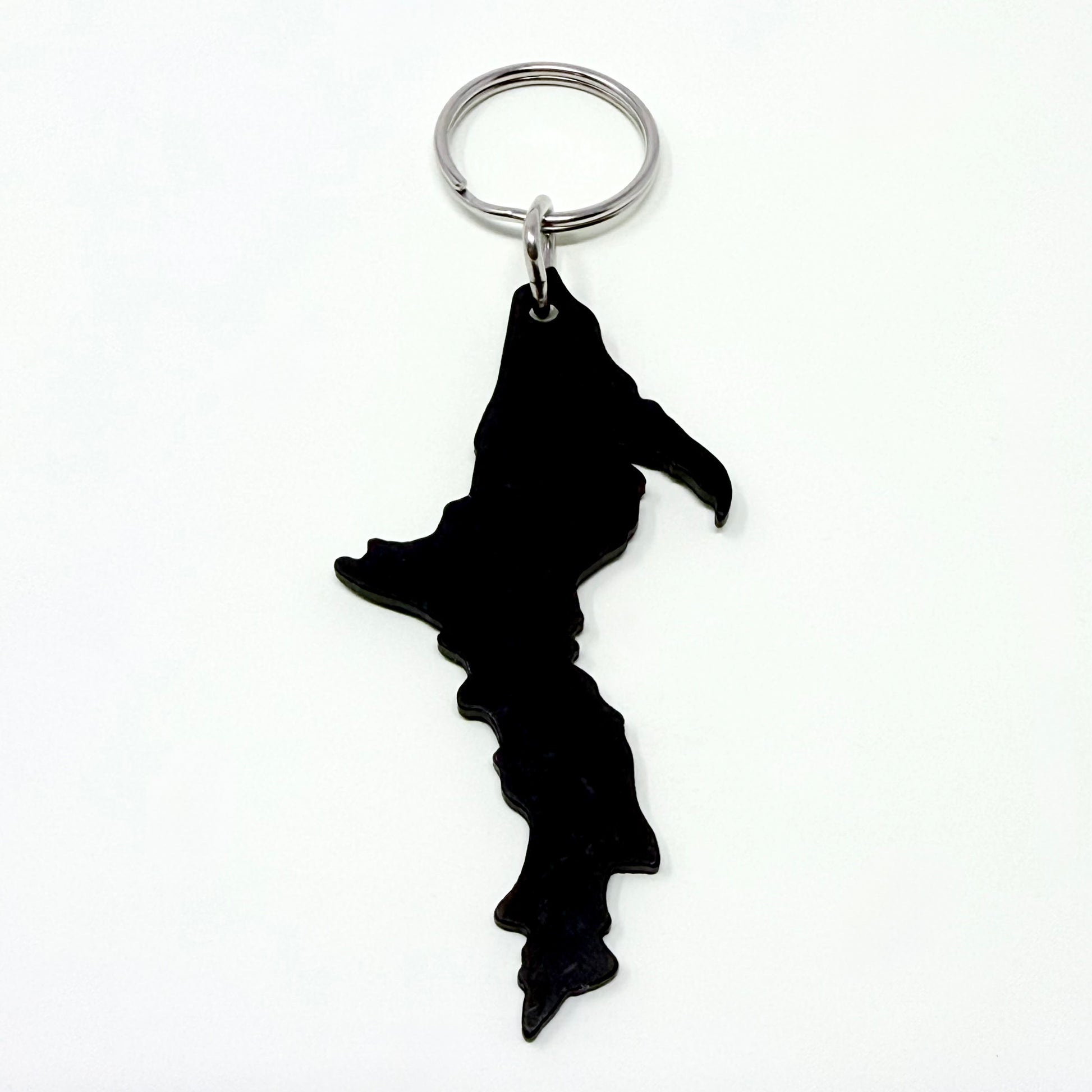 Michigan - Upper Peninsula Shaped - Aluminum Keychains