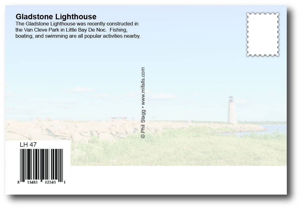 Image of Gladstone Light - Postcard - Gladstone, MI