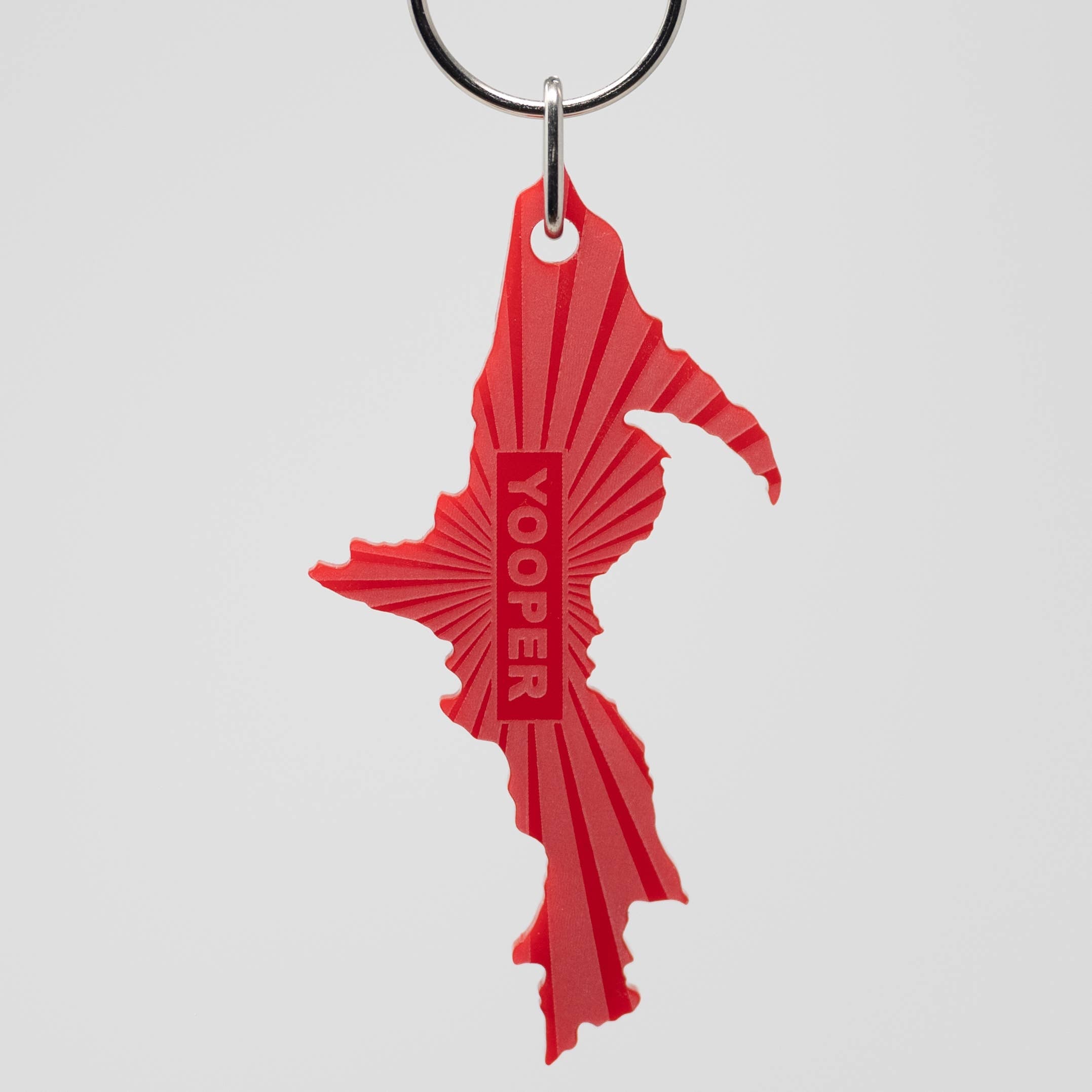 Image of Yooper - Acrylic Keychain - Perfect for Michigan's UP Family