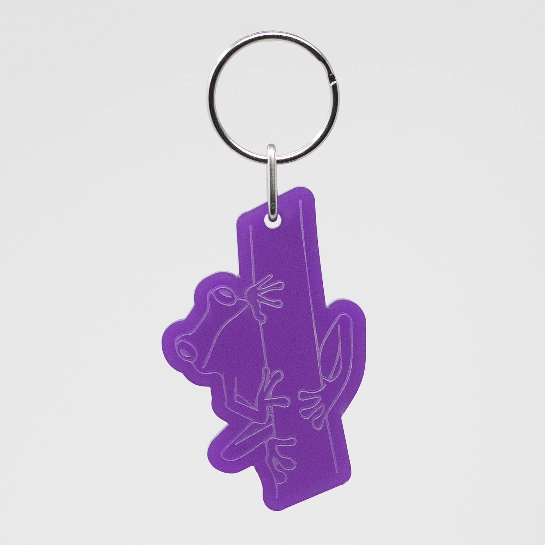 Image of Frog - Acrylic Keychain - Perfect for Nature Lovers!