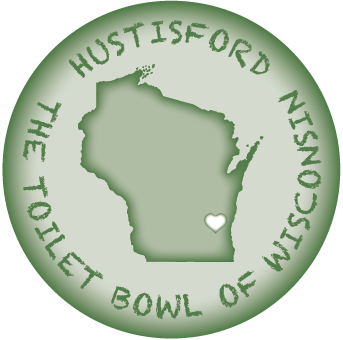 HUSTISFORD, WI | 2.25" MAG - Toilet Bowl of Wisconsin Design