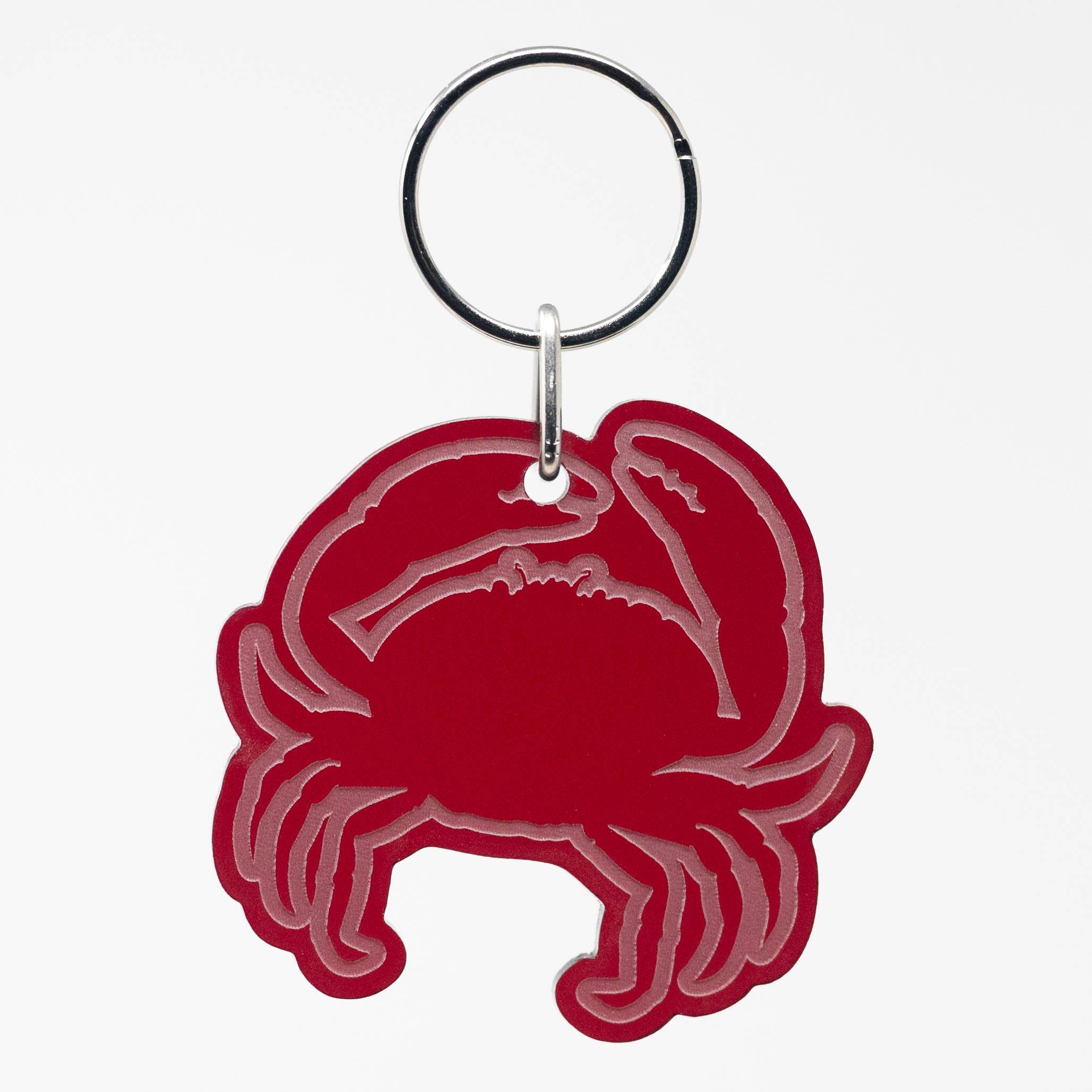 Image of Crab - Acrylic Keychain - Perfect for Ocean Lovers!