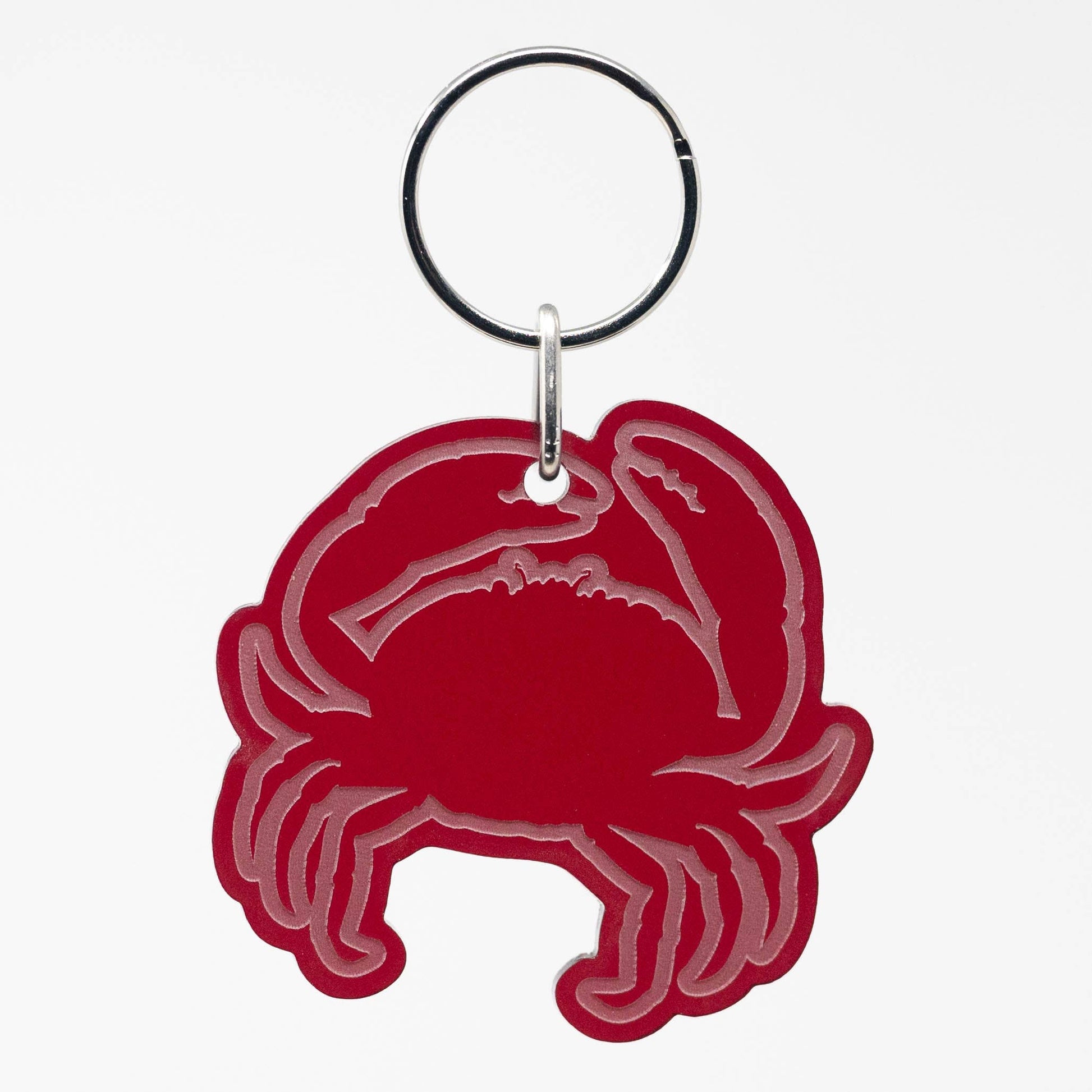 Crab - Acrylic Keychain - Perfect for Ocean Lovers!
