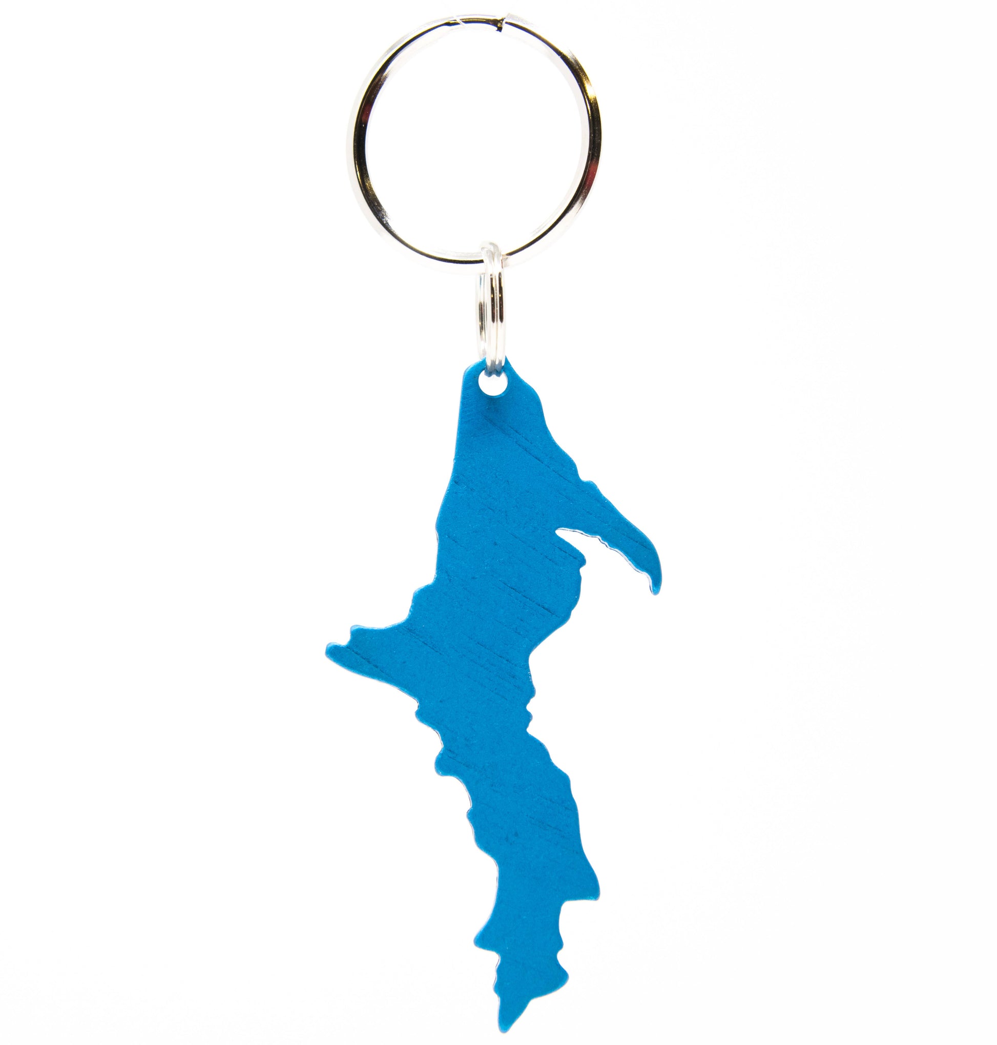 Michigan - Upper Peninsula Shaped - Aluminum Keychains