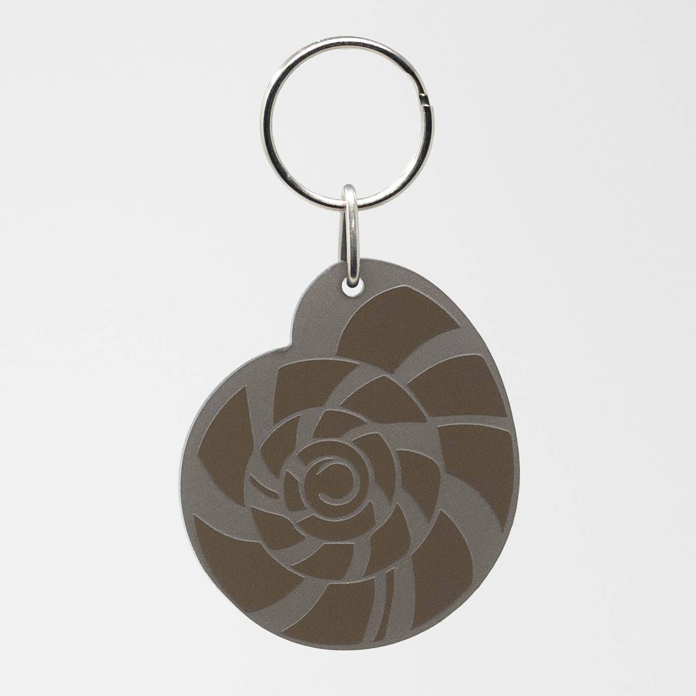 Nautilus Shell - Acrylic Keychain - Perfect for Ocean Lovers