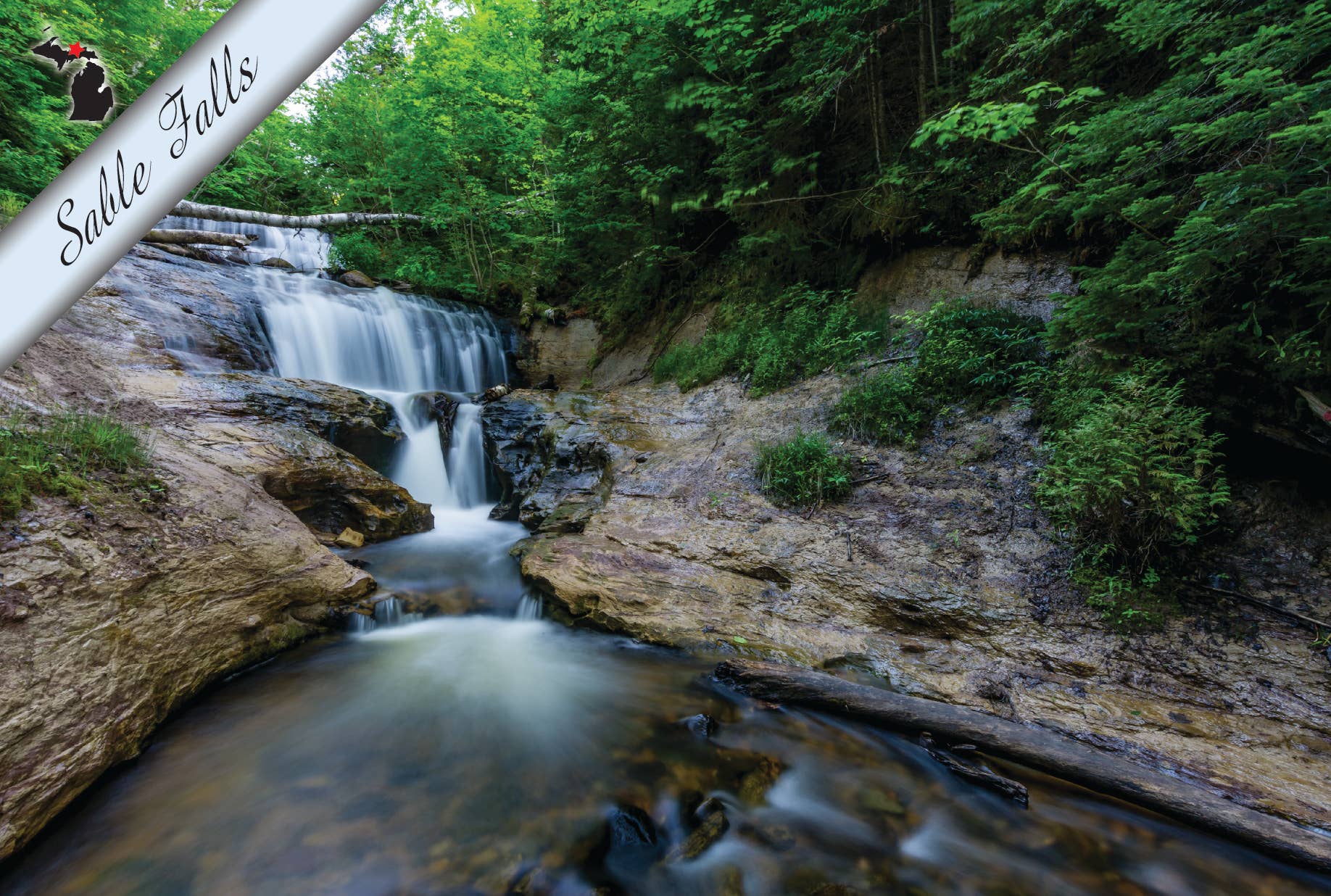 Image of Sable Falls | Postcard