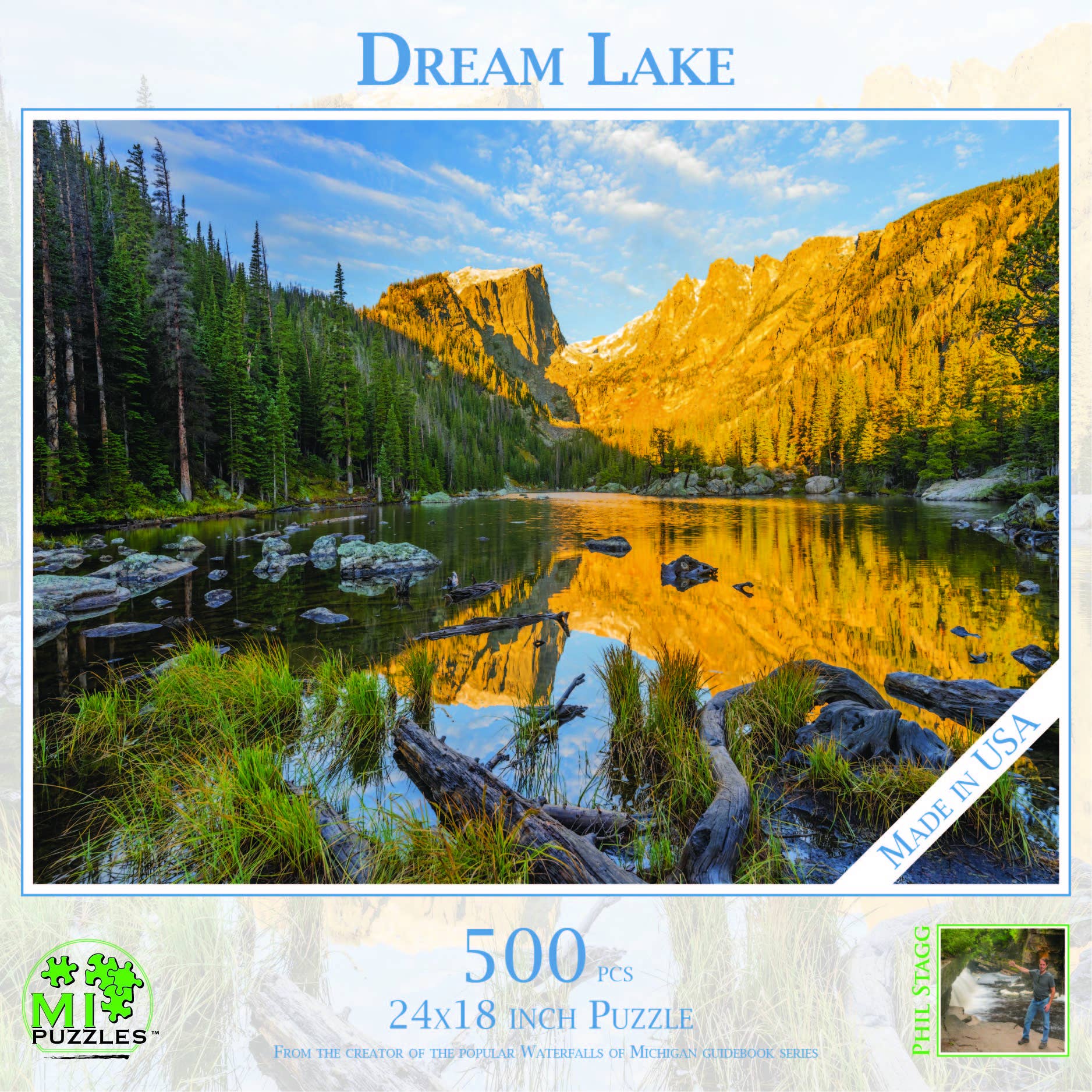 DREAM LAKE - Rocky Mountain NP - 500 Piece Colorado Puzzle