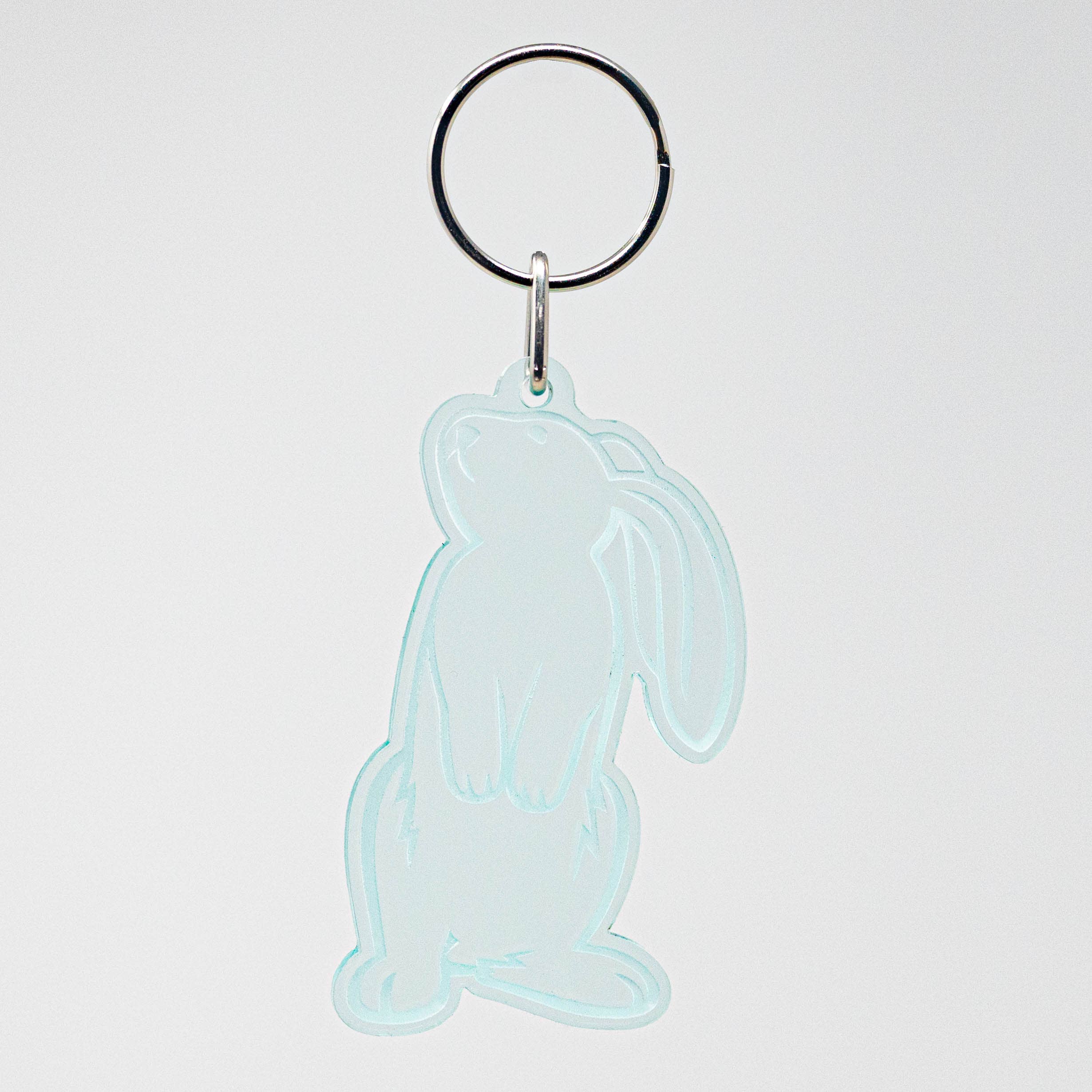 Image of Bunny - Acrylic Keychain - Perfect for Animal Lovers!