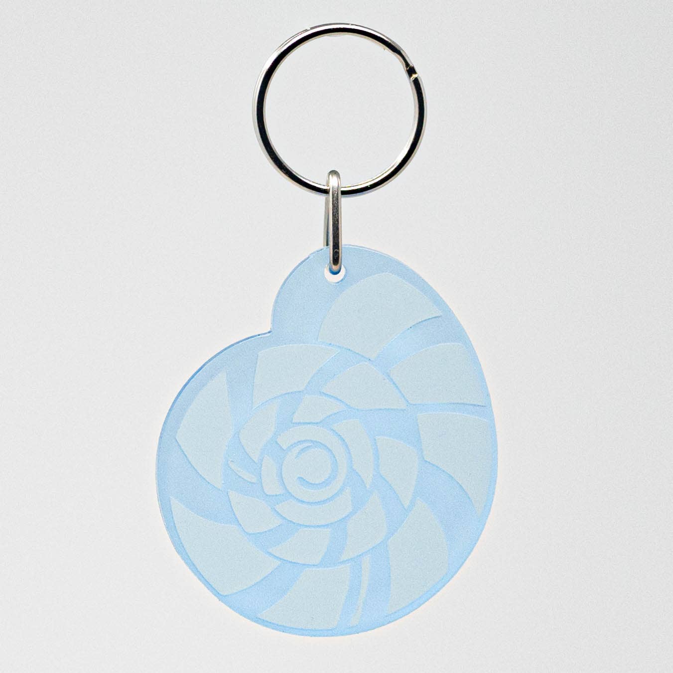 Nautilus Shell - Acrylic Keychain - Perfect for Ocean Lovers