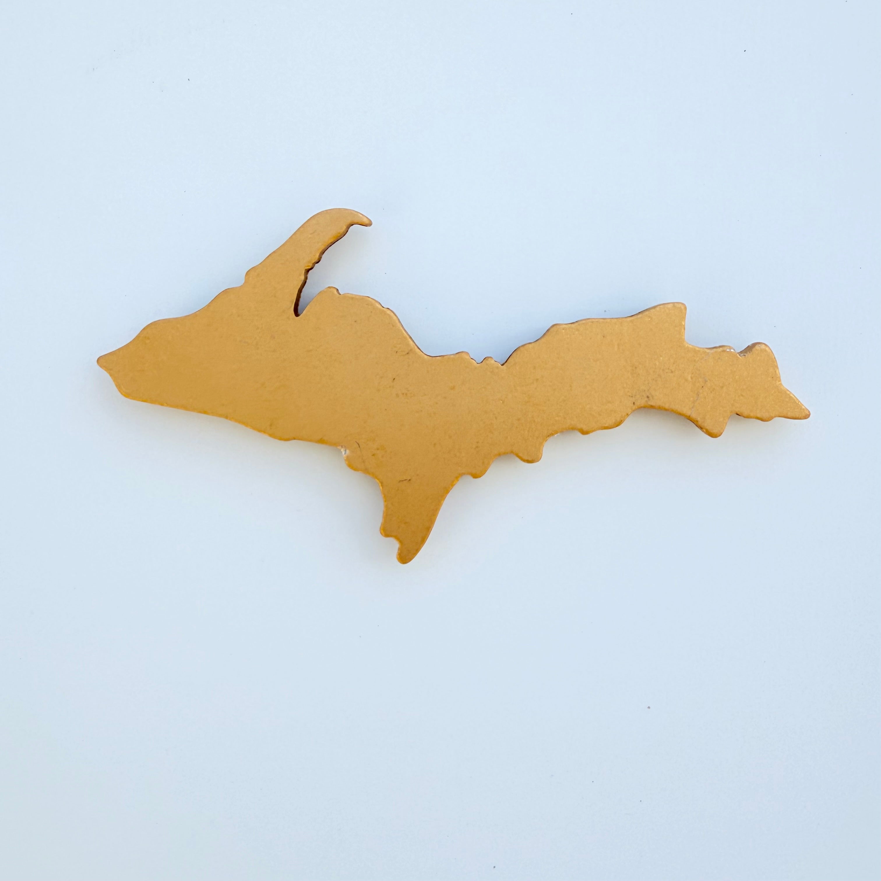Image of MICHIGAN UPPER PENINSULA Aluminum Magnets