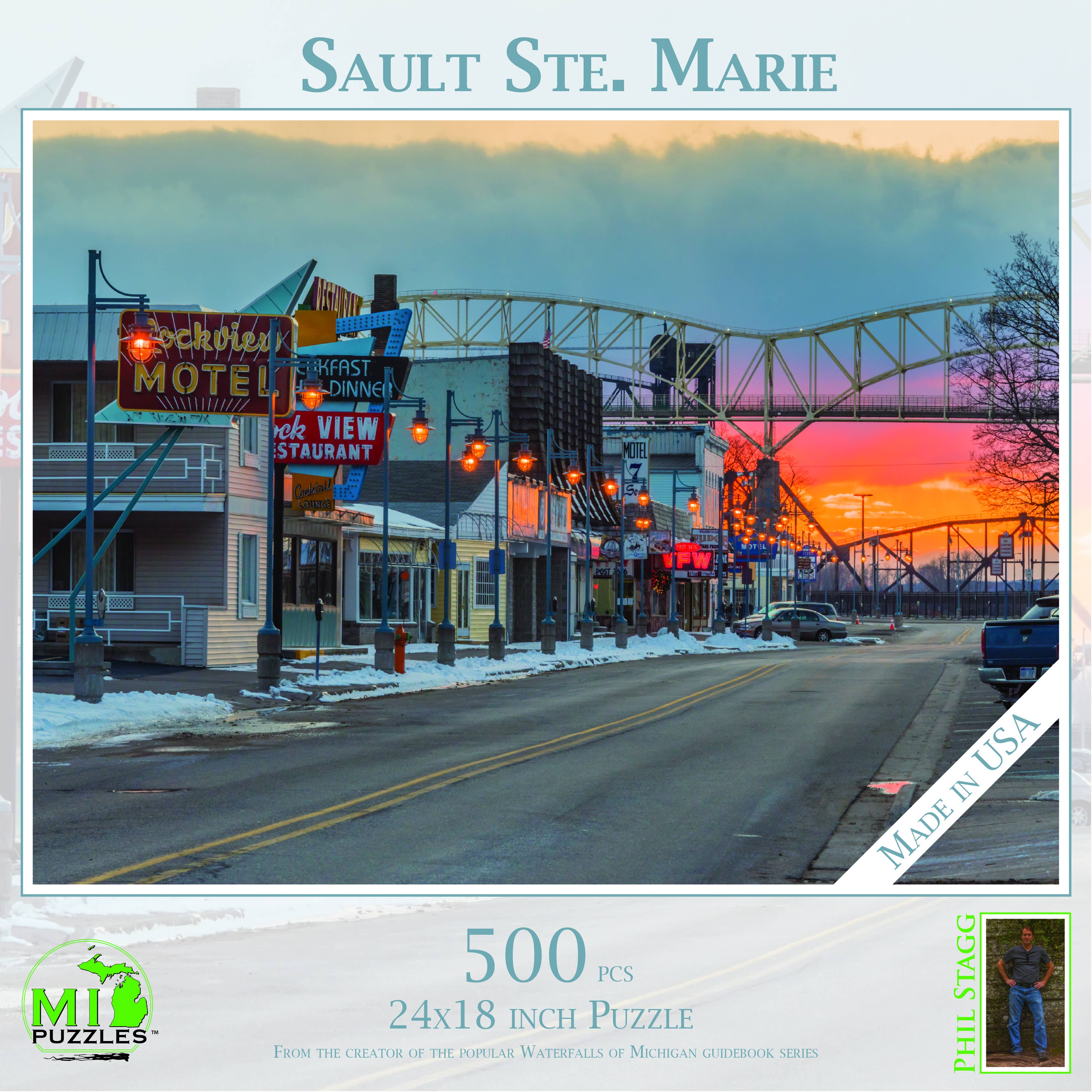 Image of Sault Ste. Marie - Downtown - 500 Piece Puzzle