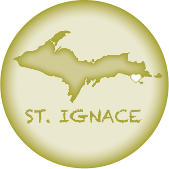 ST. IGNACE, MI | 2.25" BUTTON MAGNET