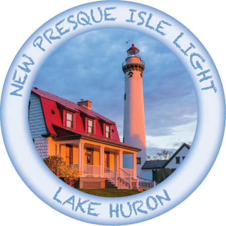 NEW PRESQUE ISLE LIGHT | 3" BUTTON MAGNET