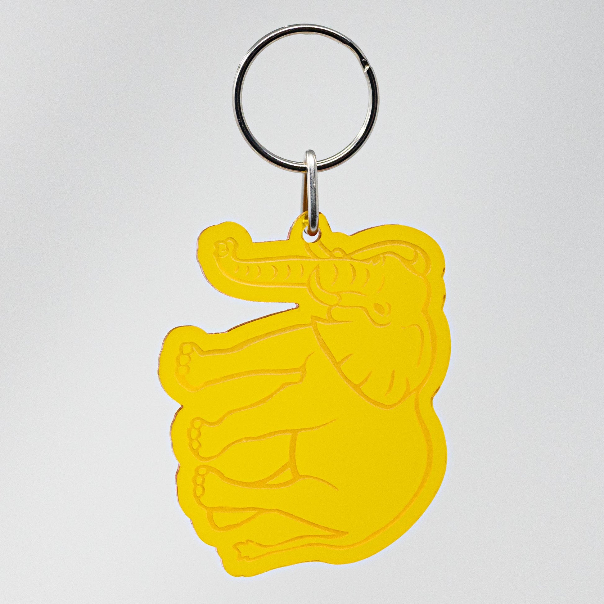 Elephant - Acrylic Keychain - Perfect for Wildlife Lovers!