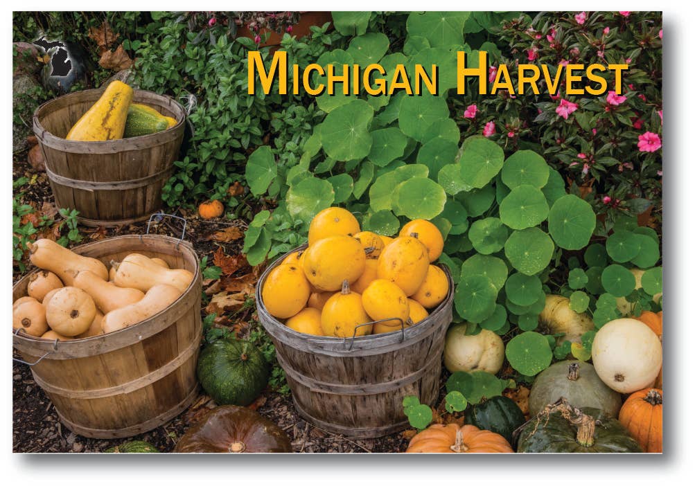 MICHIGAN HARVEST - Michigan Postcard