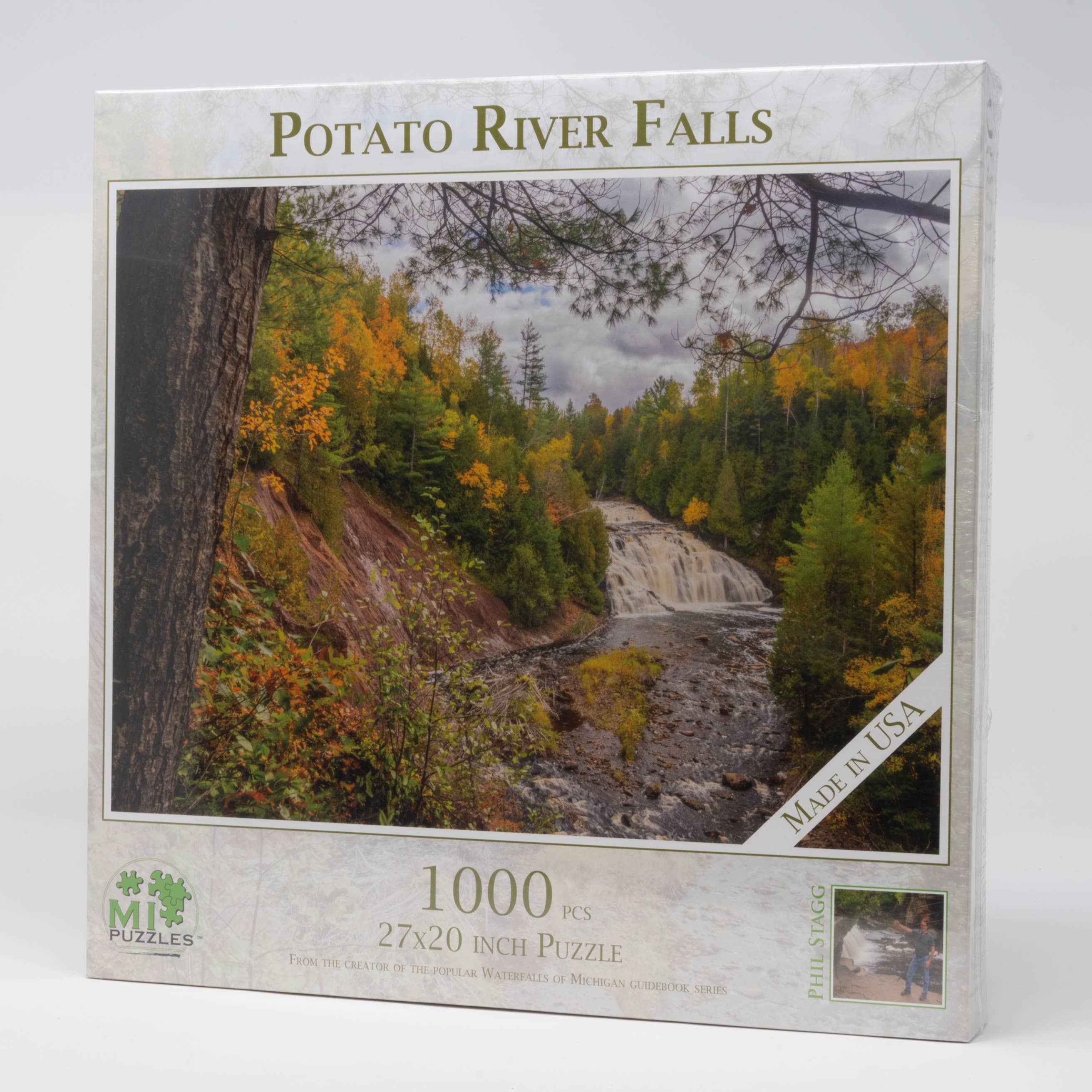 Image of Potato River Falls - 1000 Piece Puzzle
