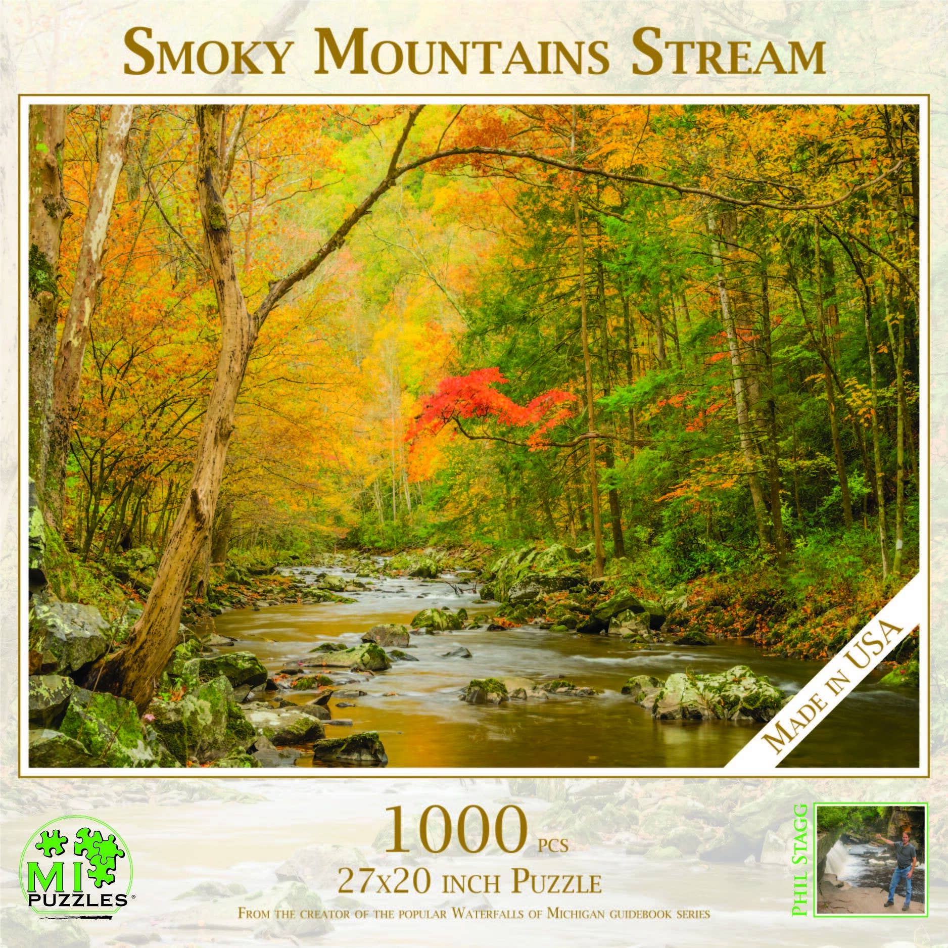 Smoky Mountains Stream - 1000 Piece Puzzle