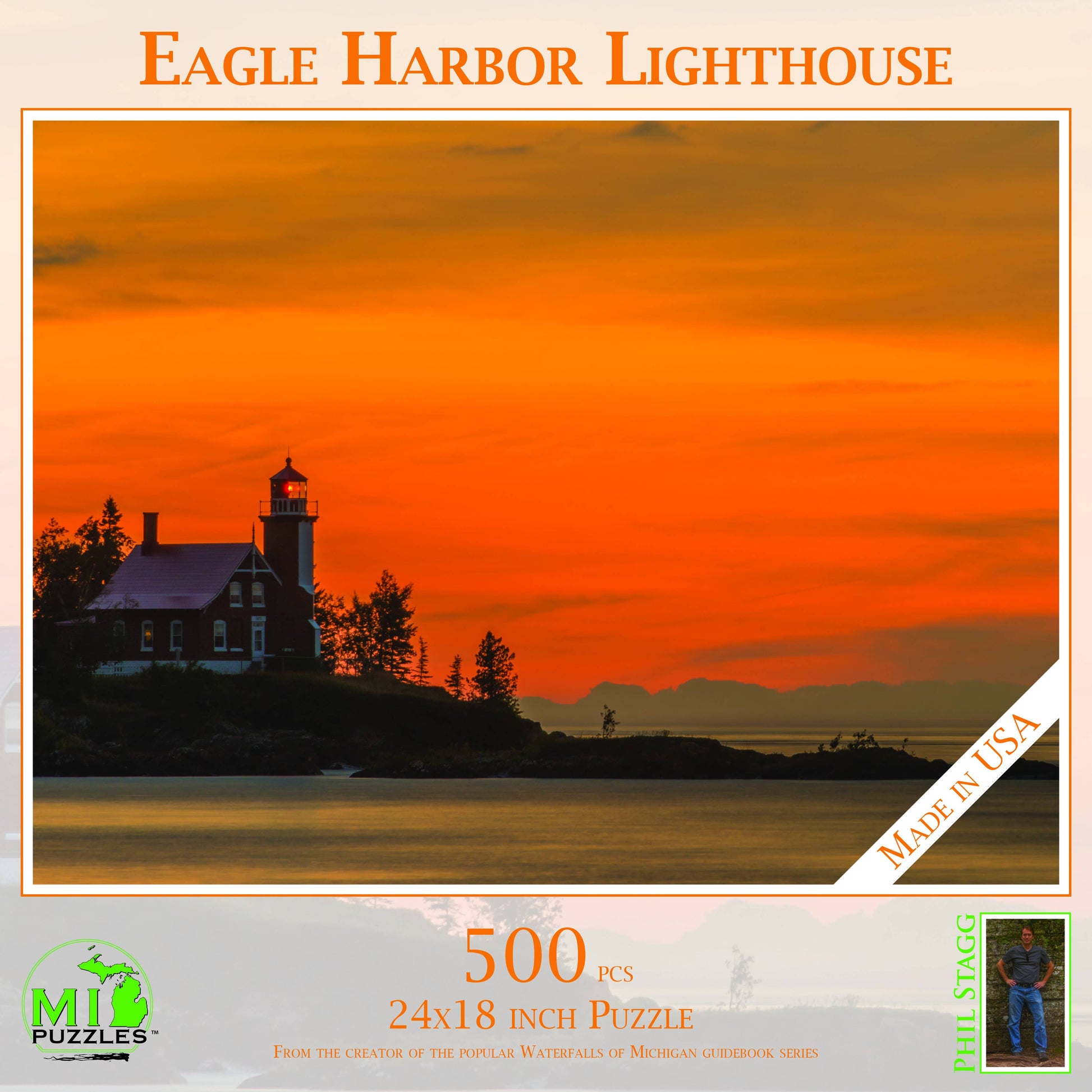Eagle Harbor Lighthouse - 500 Piece Michigan Puzzle
