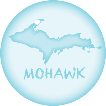 MOHAWK, MI | 2.25" BUTTON MAGNET