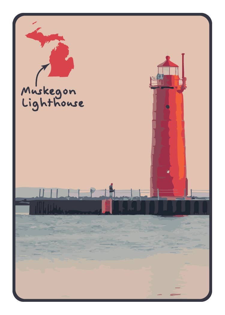 Image of MICH MATCH - LIGHTHOUSE EDITION - Educational Matching Game