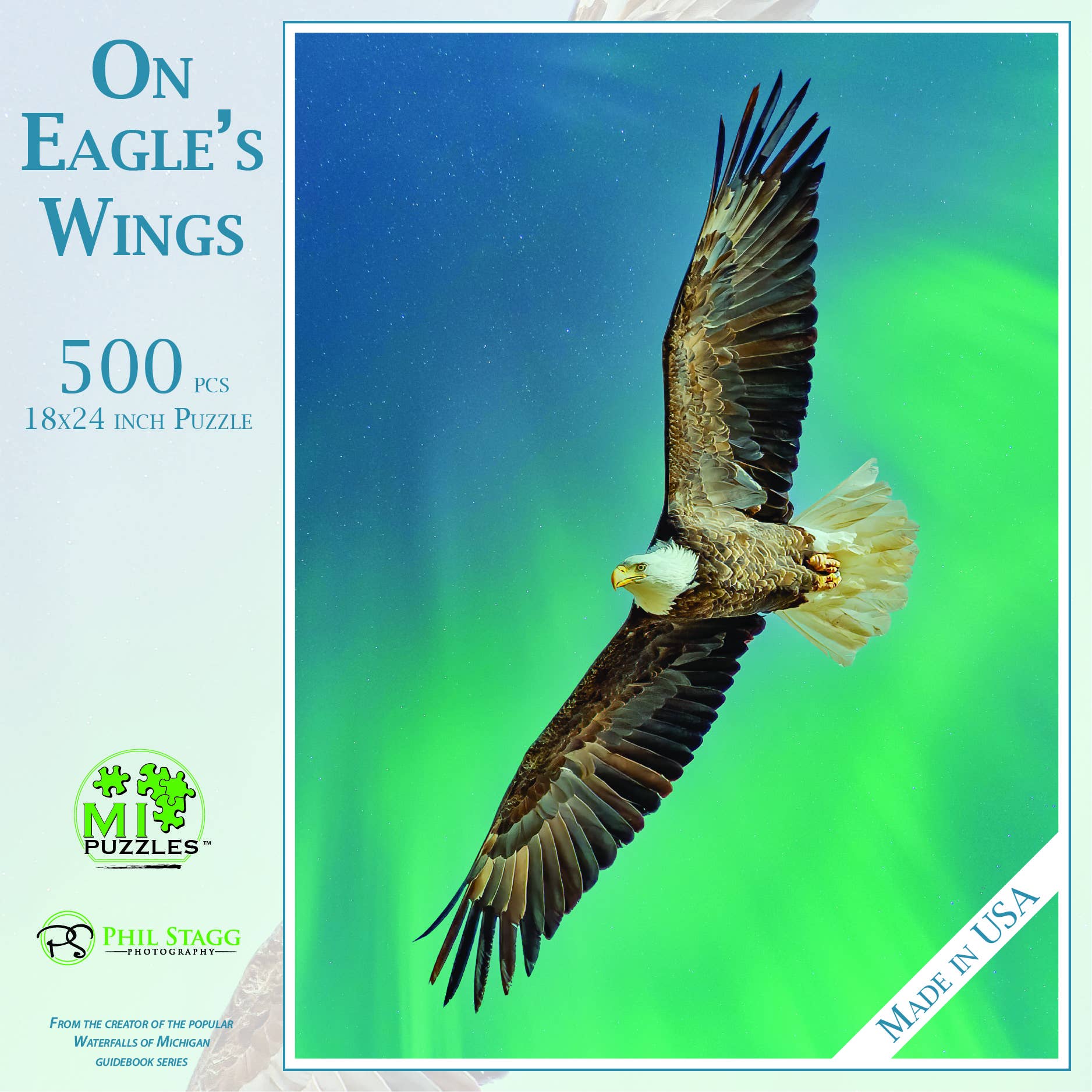On Eagle's Wings - 500 Piece Puzzle