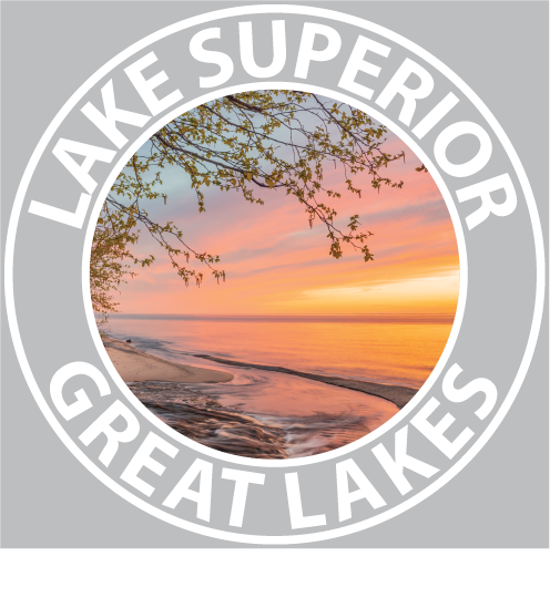 Image of Lake Superior Sticker - 3 1/4