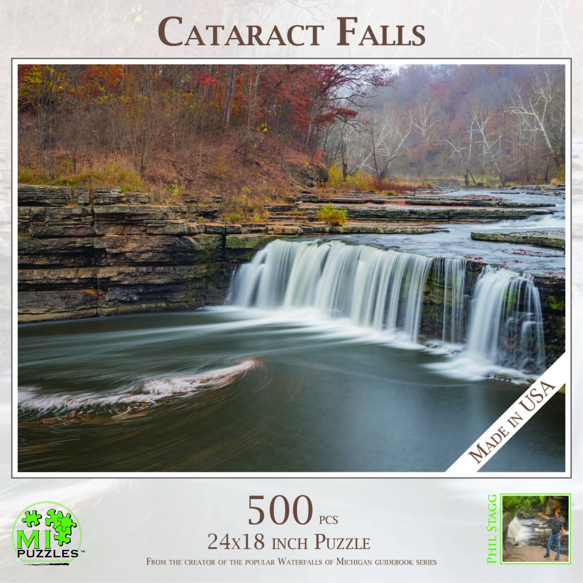 Image of Cataract Falls - 500 Piece Indiana Puzzle