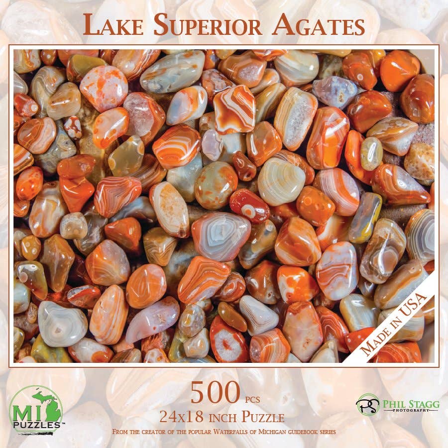 Lake Superior Agates - 500 Piece Puzzle