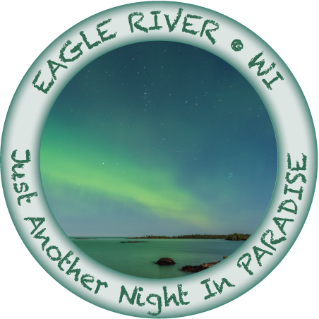EAGLE RIVER | WISCONSIN | 3" BUTTON MAGNET