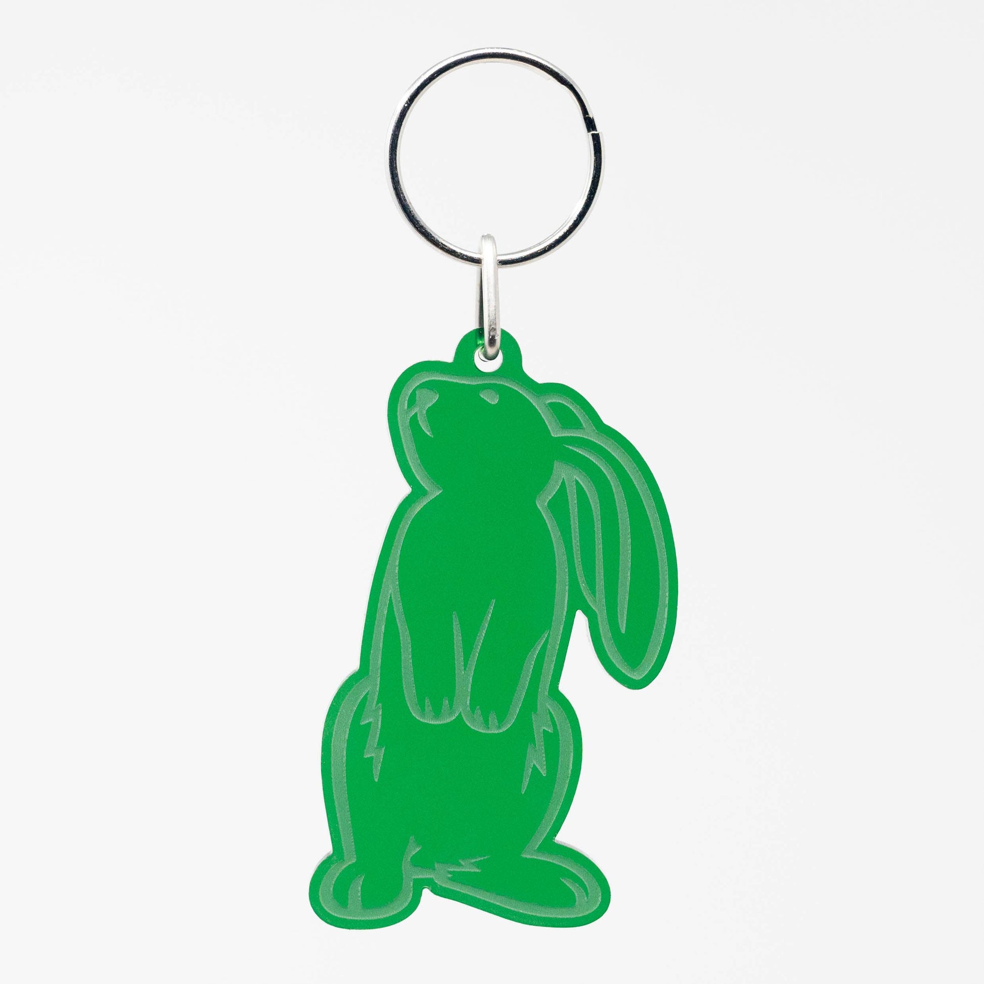 Bunny - Acrylic Keychain - Perfect for Animal Lovers!