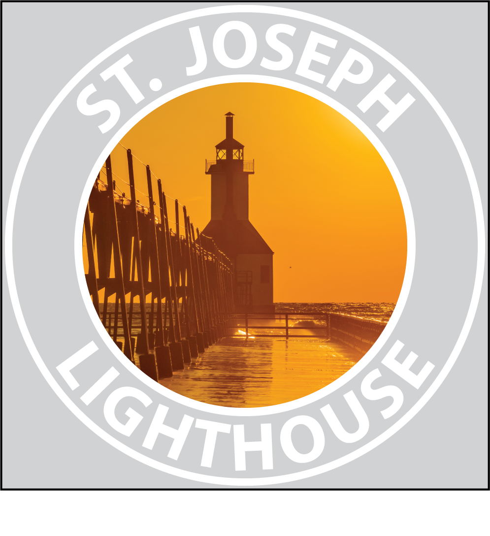 Image of ST JOSEPH LIGHTHOUSE Sticker - 3 1/4