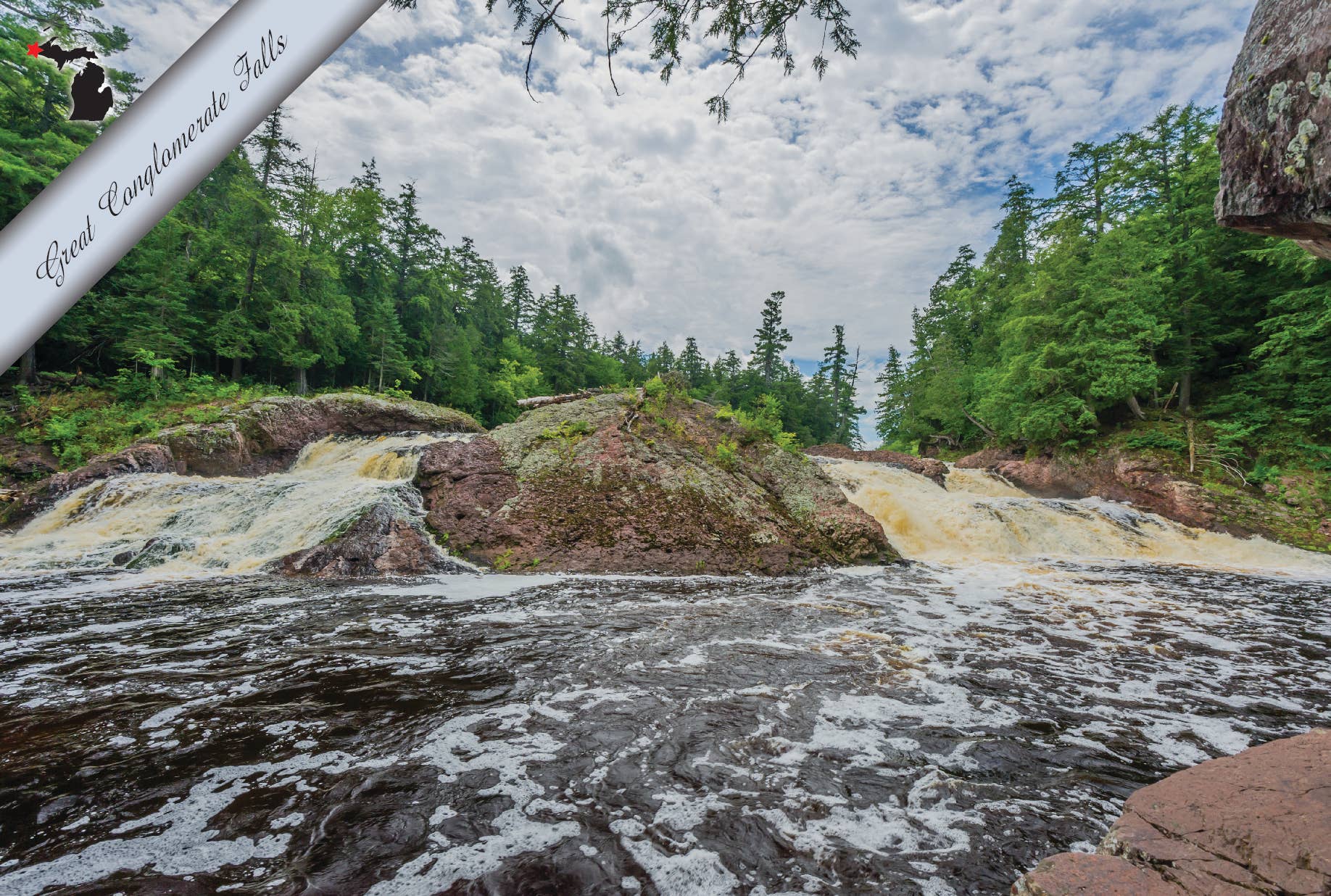Great Conglomerate Falls | Postcard