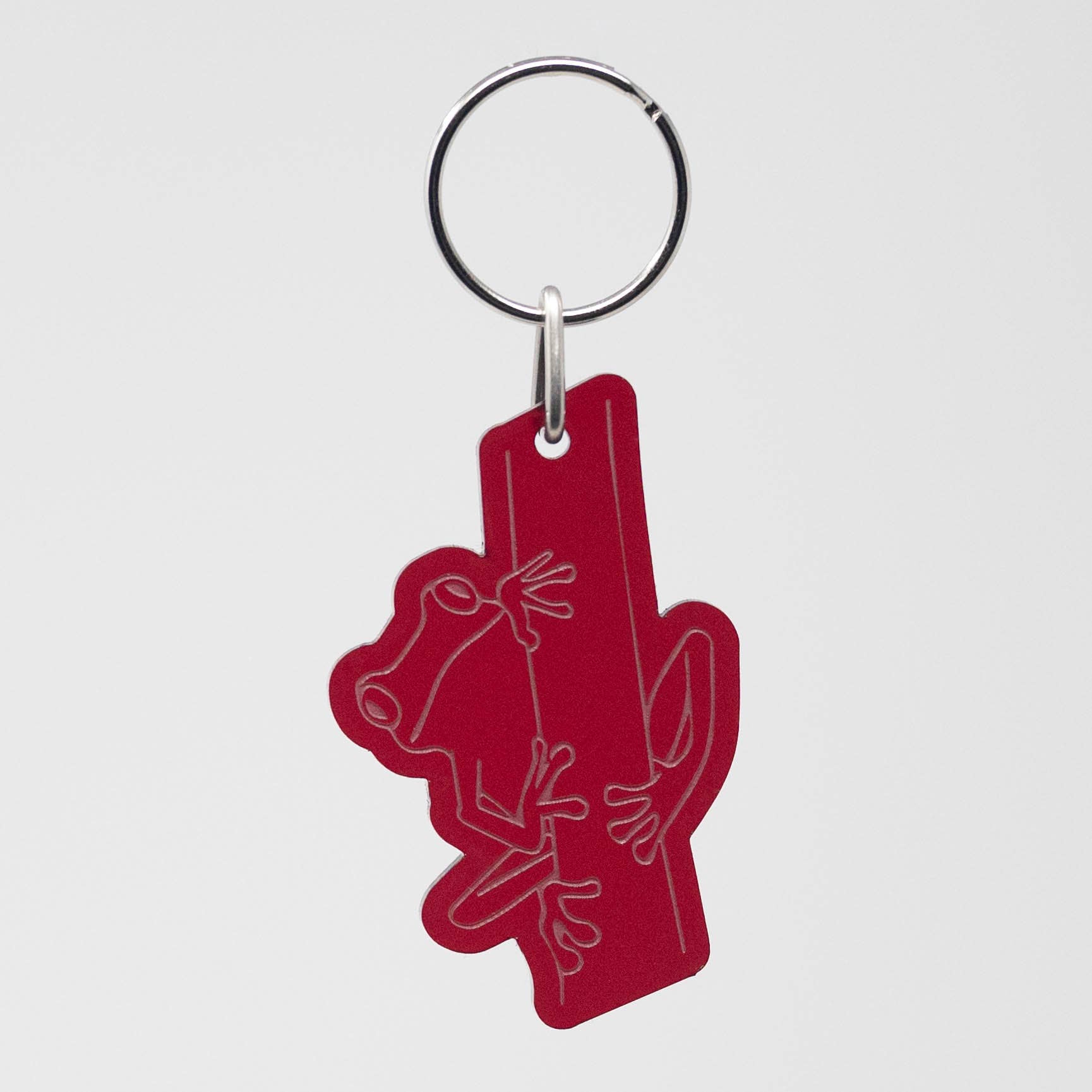 Image of Frog - Acrylic Keychain - Perfect for Nature Lovers!
